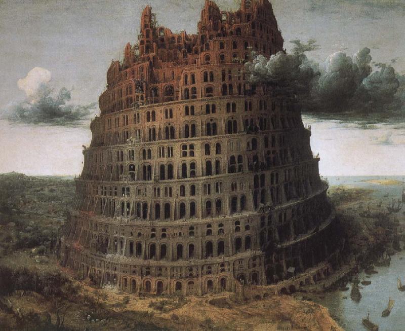 Pieter Bruegel City Tower of Babel Sweden oil painting art